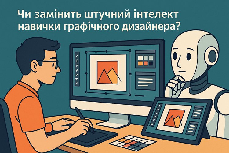 Чи замінить штучний інтелект навички графічного дизайнера?